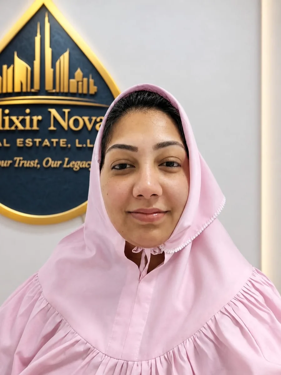 Zainab Hamza — Client Relations & Administration Executive at AlixirNova Real Estate